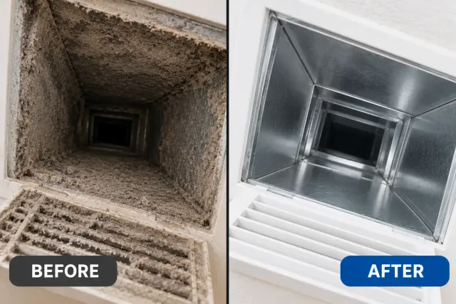 work photo from reliableheatingandairductcleaning.com