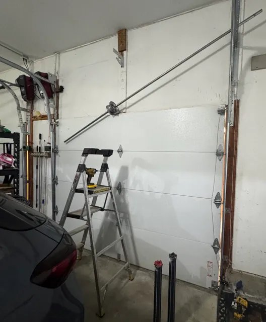 Garage door torsion spring replacement in Canton CT