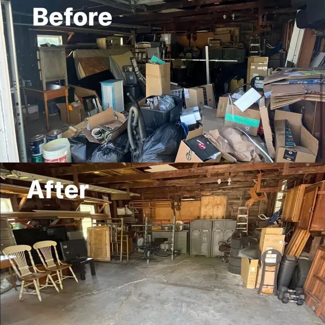Michaud's junk removal work photo