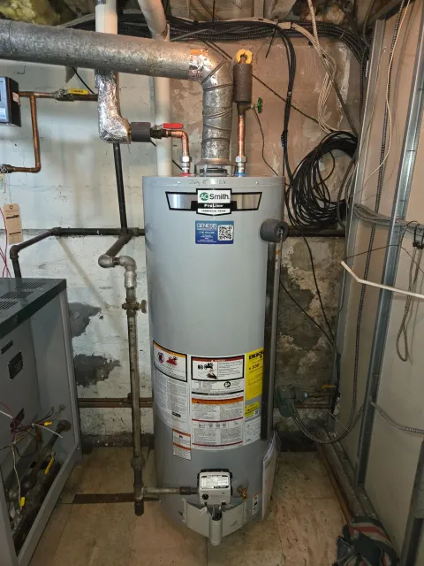 Tank water-heater installation