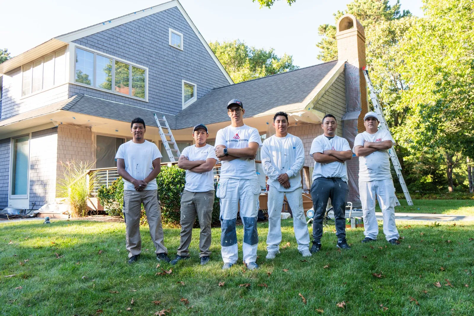 The Sartori crew on a job site