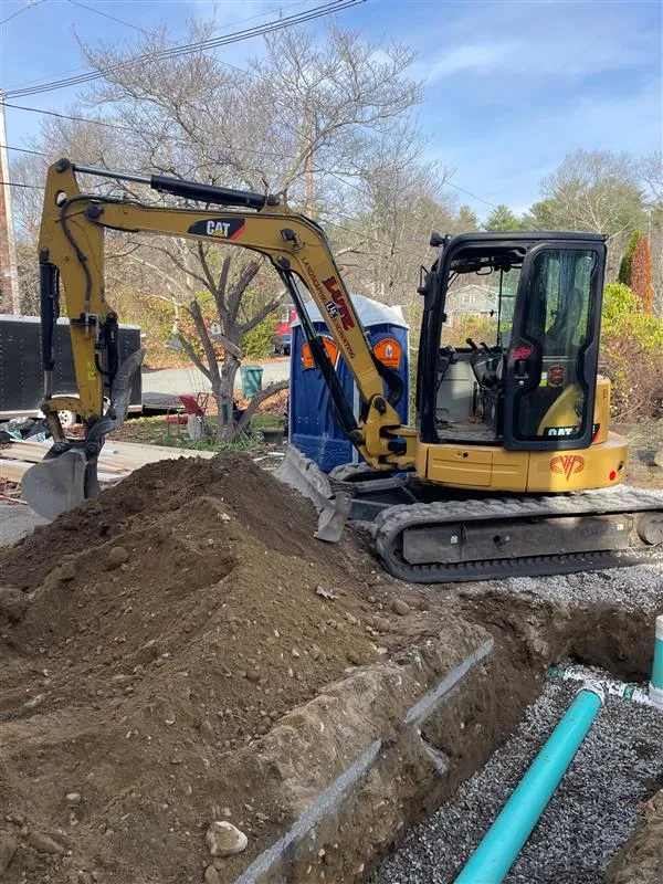 Excavating dirt