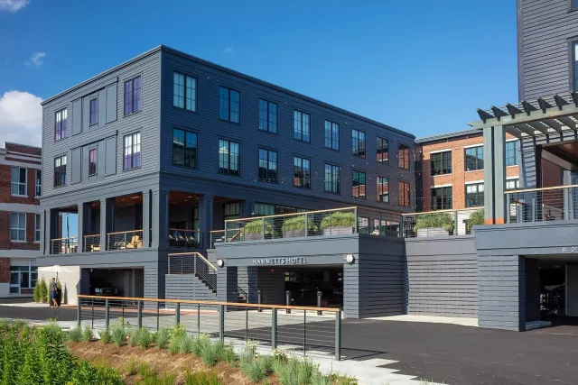 Commercial hotel project featured on NEC's commercial page