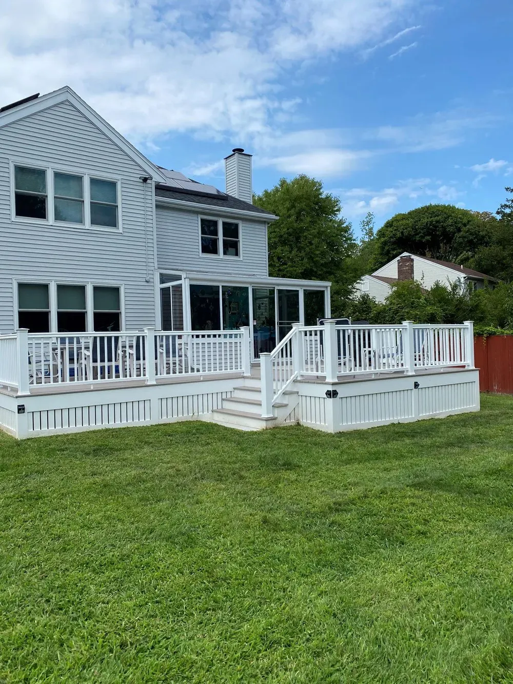 White House with Deck Outside — Beverly, MA — Glenn Battistelli Construction, LLC