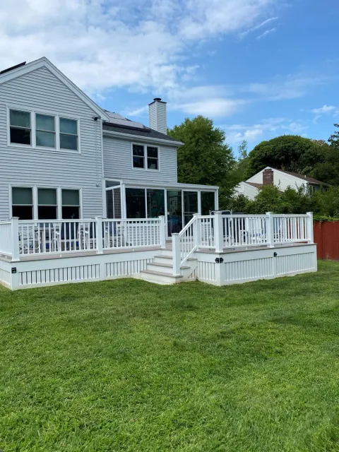 White House with Deck Outside — Beverly, MA — Glenn Battistelli Construction, LLC