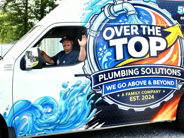 work photo from overthetop-plumbing.com