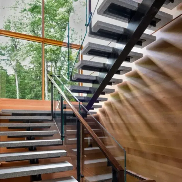 Feature Stair Structure & Glass Rails
