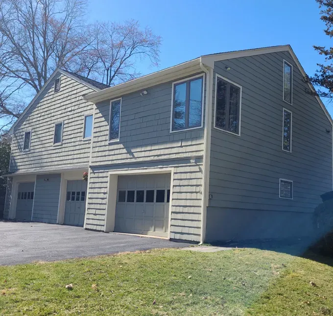 Weston Massachusetts home before siding replacement with R-Max insulation