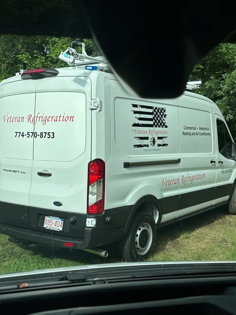 Veteran refrigeration heating and cooling work photo