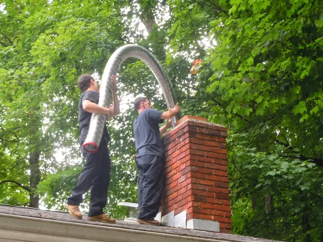 DANBURY CHIMNEY SERVICE work photo