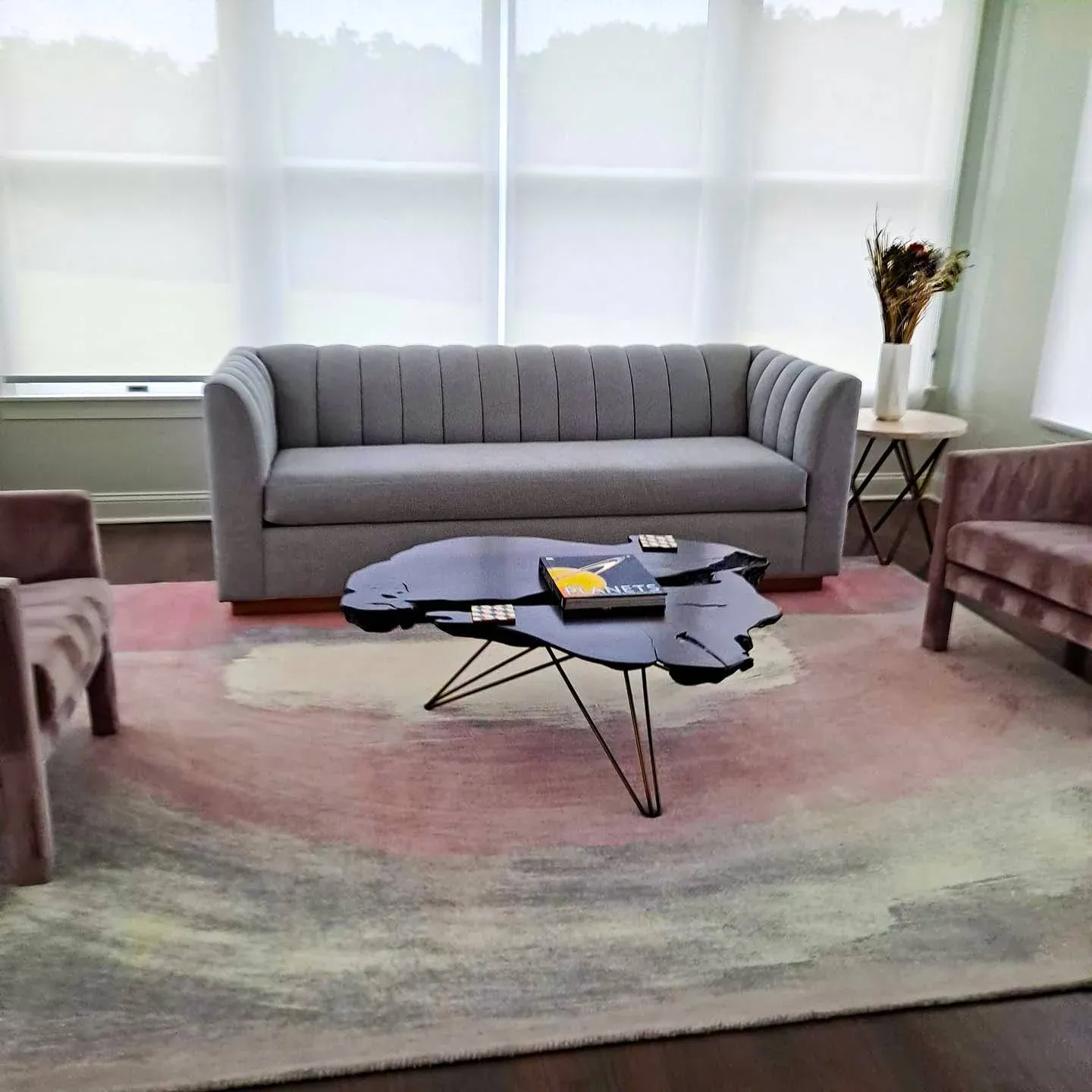 Modern living room after CF.B Cleaning service