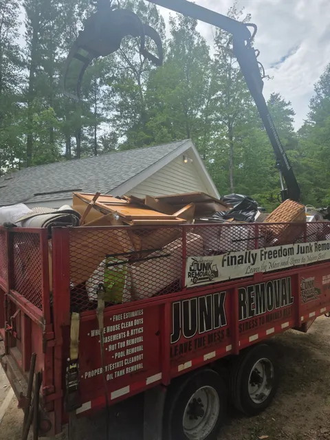 Finally Freedom Junk Removal work photo