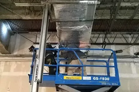 Air duct repair