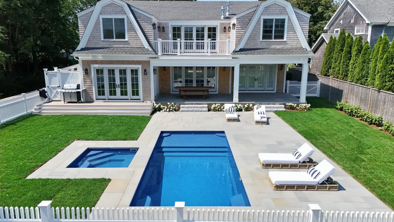 fiberglass pool in edgartown marthas vineyard