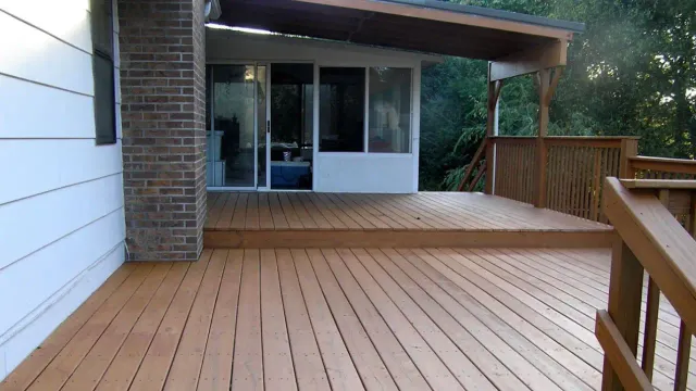 arcadia painting co. southampton, ma. deck staining