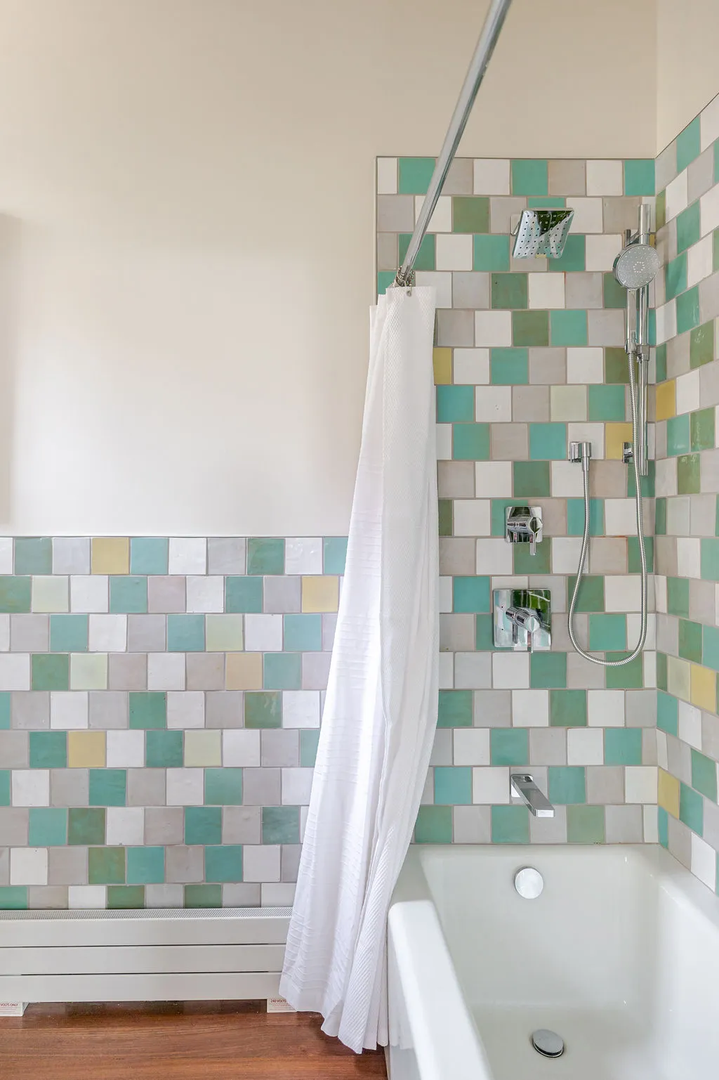 A custom shower to the clients specifications