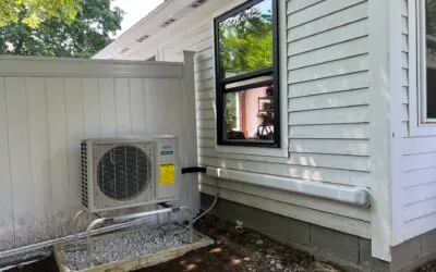 Outdoor Mitsubishi AC