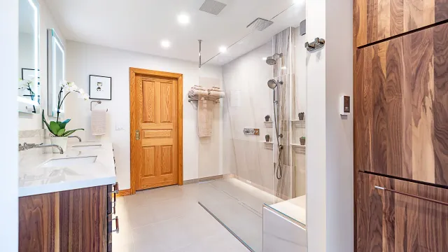 A New Porcelain Bathroom