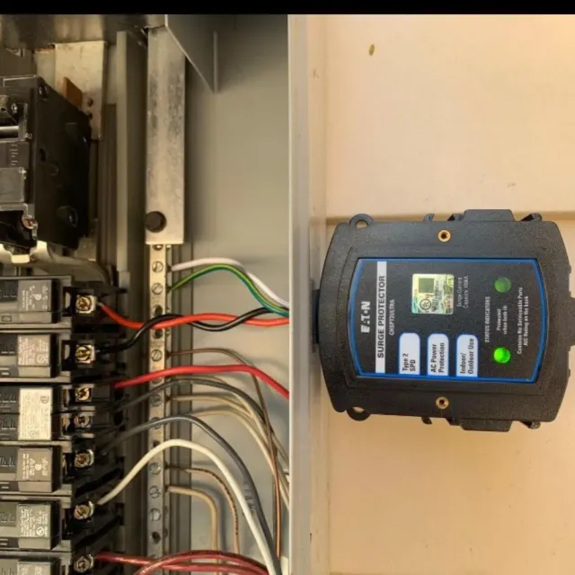 Protect your home's appliances and electronics from unexpected power surges with our Whole Home Surge Protector service, ensuring peace of mind and safeguarding against costly damage. for Codispoti Electrical in Salem, MA