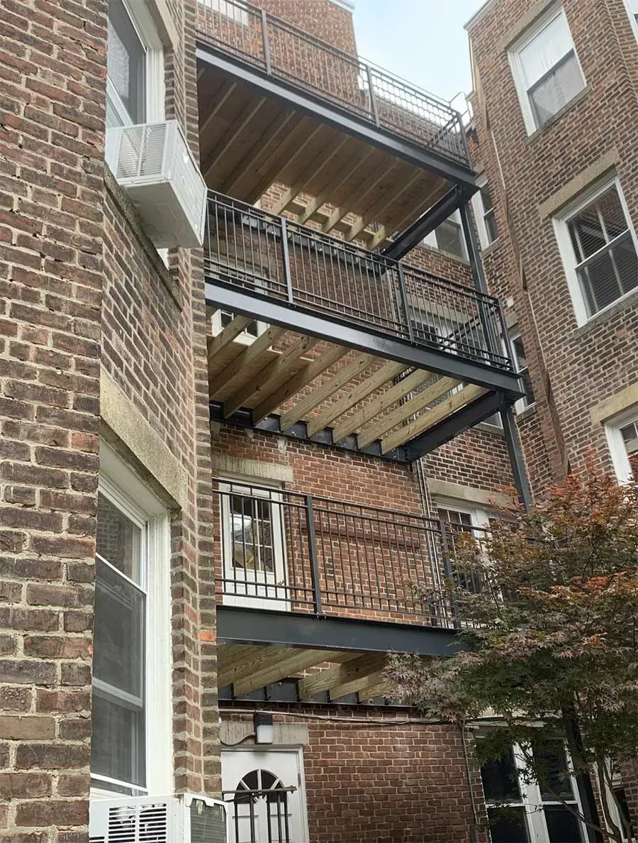 Iron railing