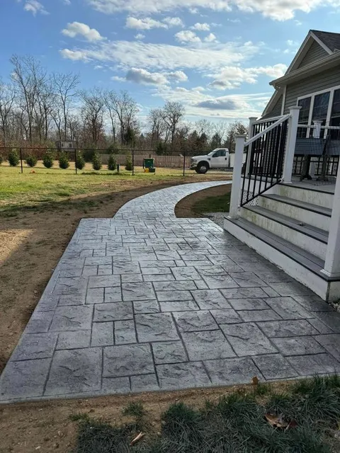 Stamped Concrete Installation