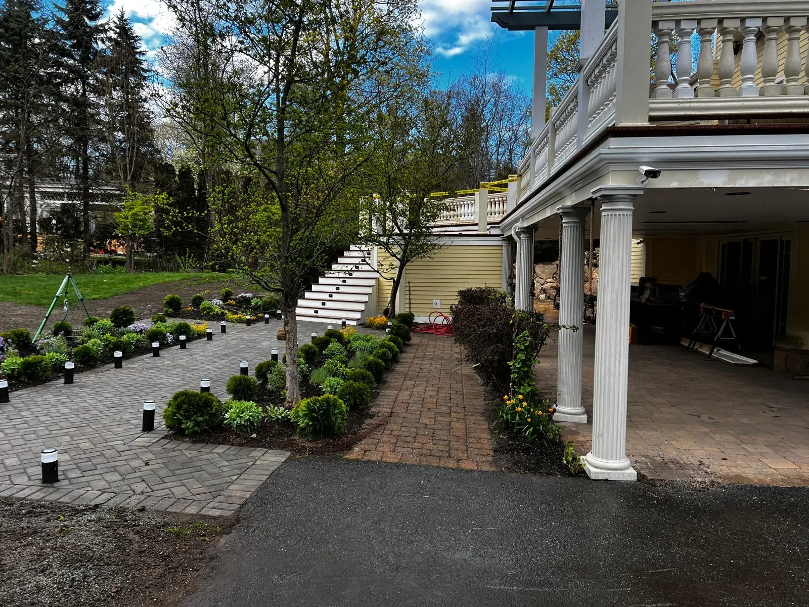 Green lush landscape construction Rockland