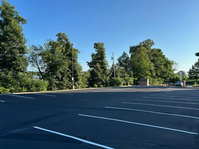 Parking lot paving and striping in southern Maine