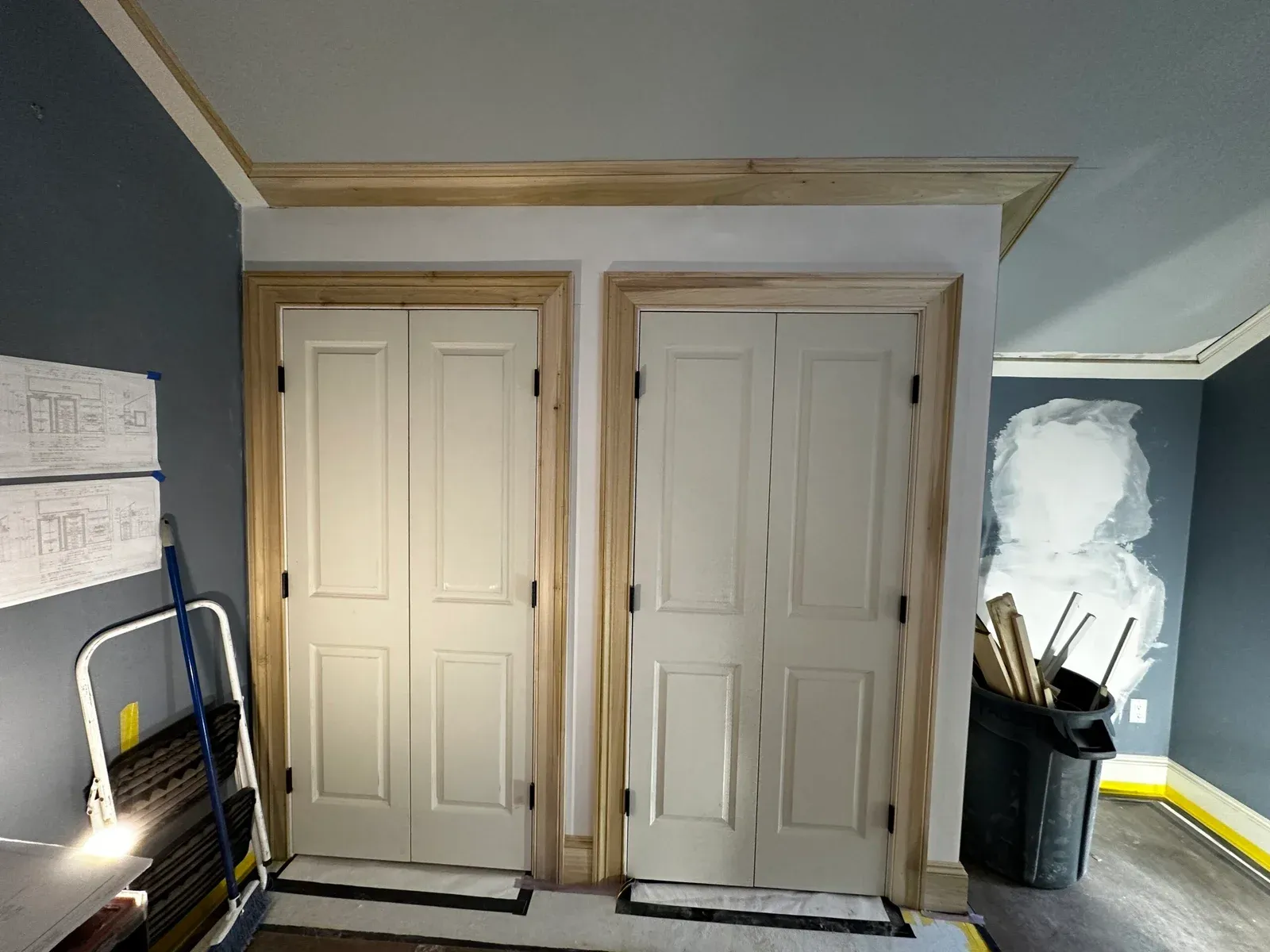 Professional custom millwork installed by carpenters in a Massachusetts home