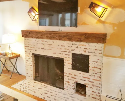 Newton Faux Beam With Longleaf Lumber out of Cambridge 5