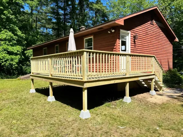 Pressure Treated Deck Build - Westfield Builders LLC Springfield