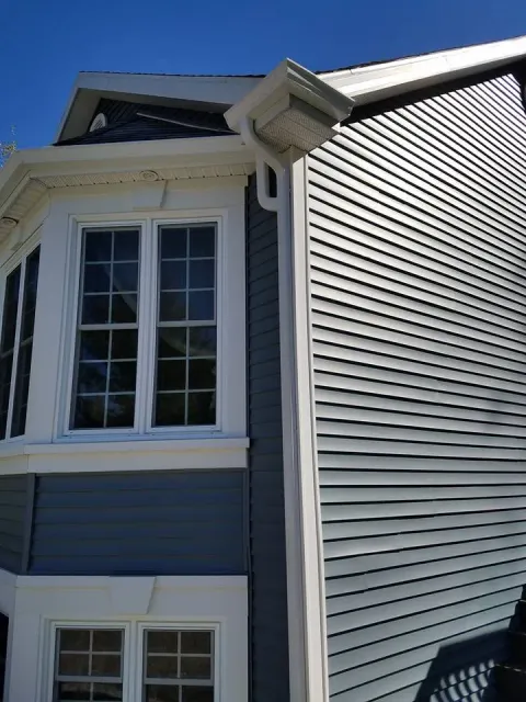 Window trim and seamless gutters