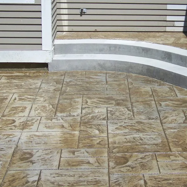 Slate Stamped Patio