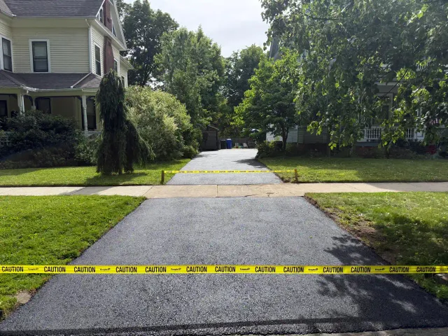 Commercial parking lot paving in Massachusetts