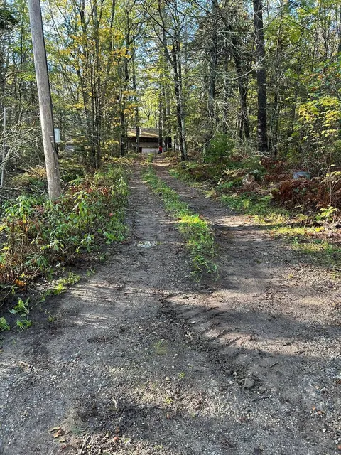 Rough dirt road before paving