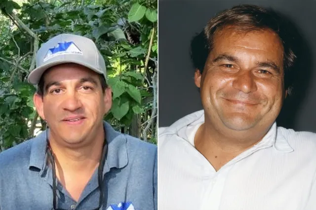 Jeff Baroni, owner of Custom Crafted Homes, alongside his father, the company's founder — two generations of Cape Cod builders.
