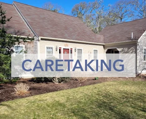 Photo of a Cape Cod home closed up in winter