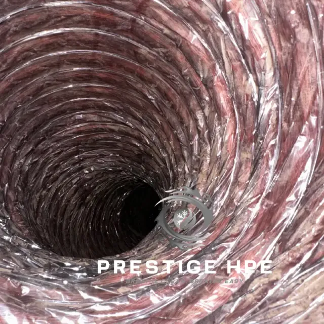 After air duct cleaning project by Prestige HPE