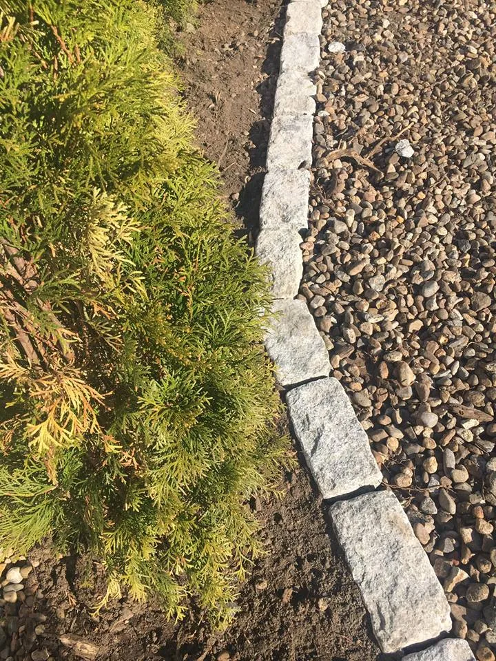 Marblehead — Concrete Block Laid Beside Pebbled walkway in Marblehead, MA