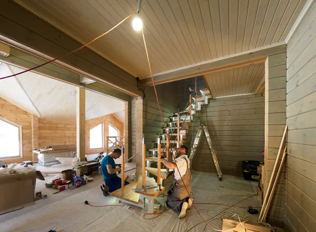 Residential carpentry project
