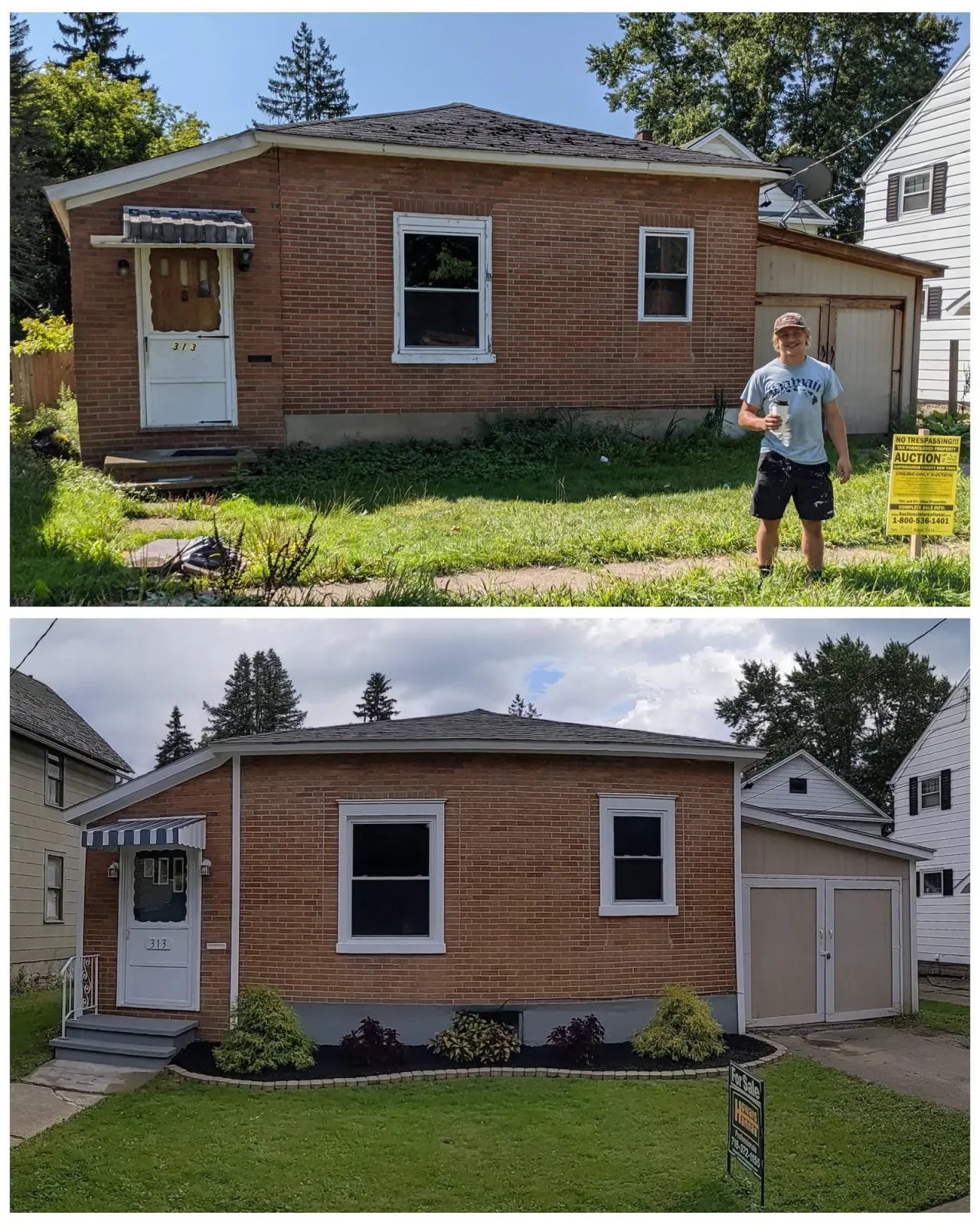 Front Yards handyman work example