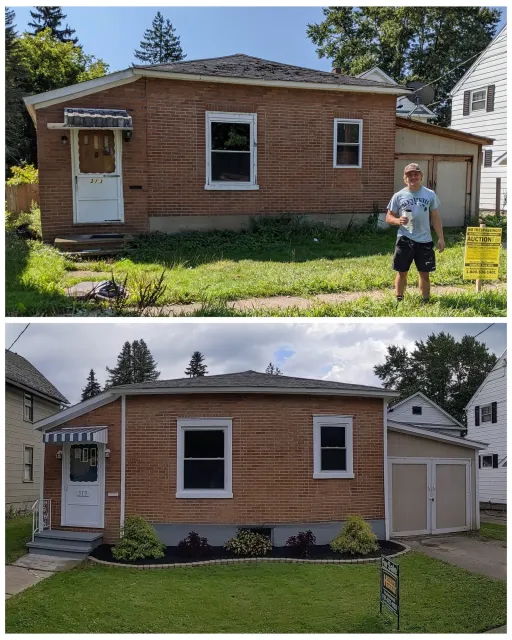Front Yards handyman work example