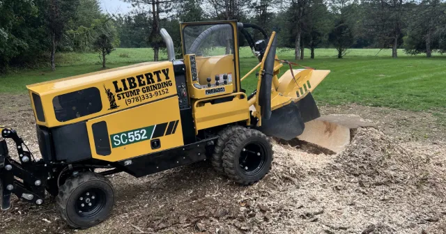 work photo from libertystumpgrinding.com