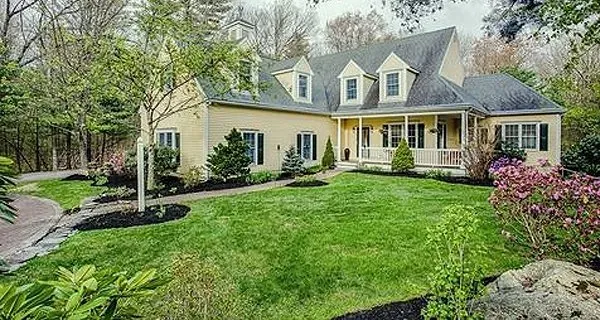 Beautiful residential landscape