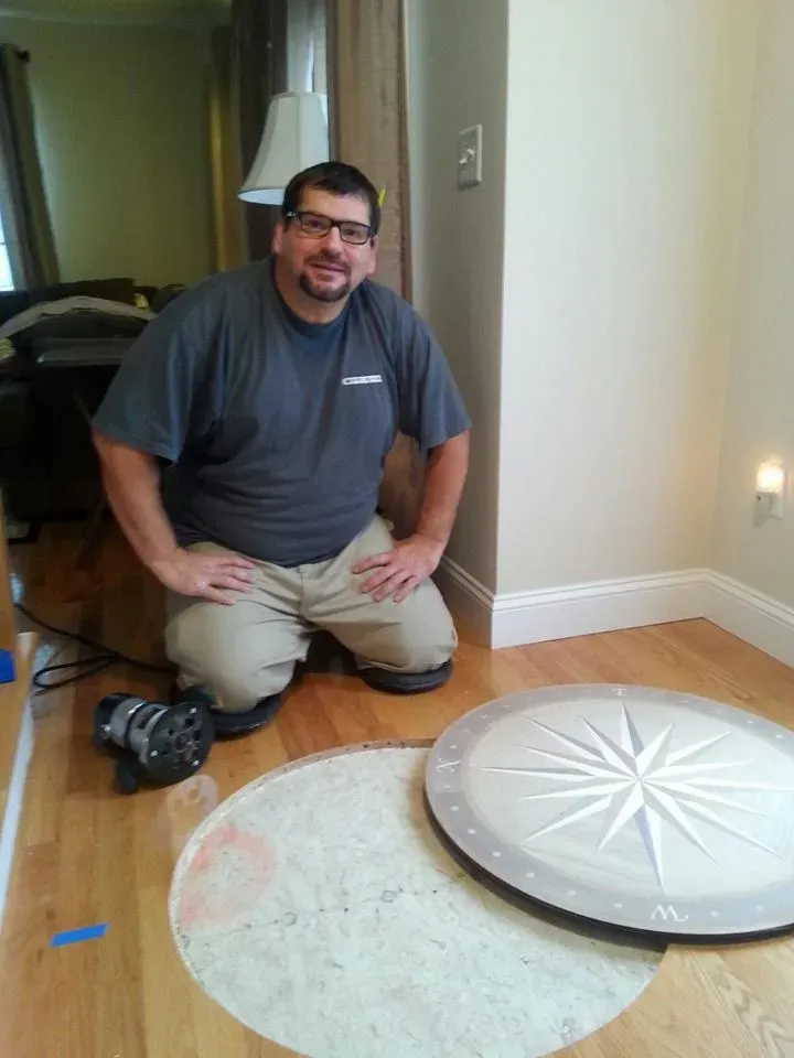 Hardwood floor installation