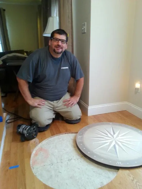 Hardwood floor installation