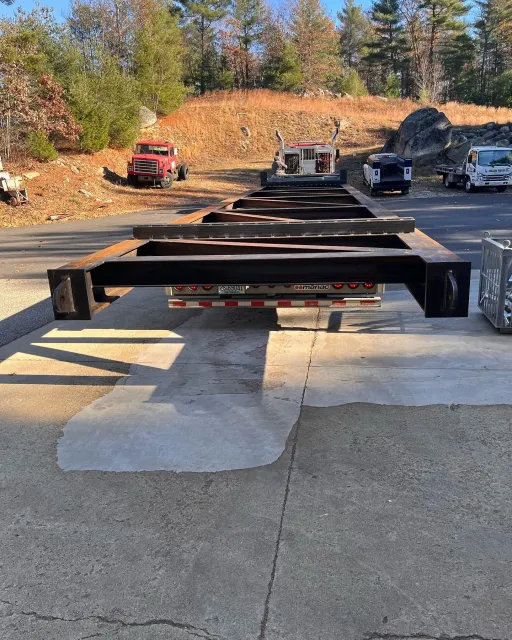 Big turning frame for a power plant rebuild. 50&rsquo; x 9.5&rsquo; #welder #ironworker #olearywelding