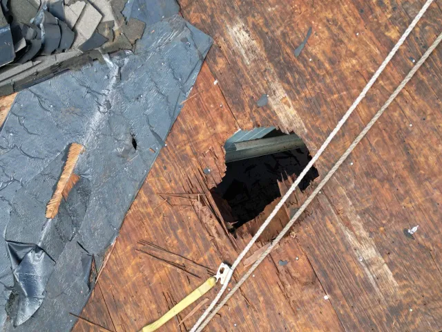 CertainTeed Landmark Pro shingle installation during Exeter NH commercial roof project