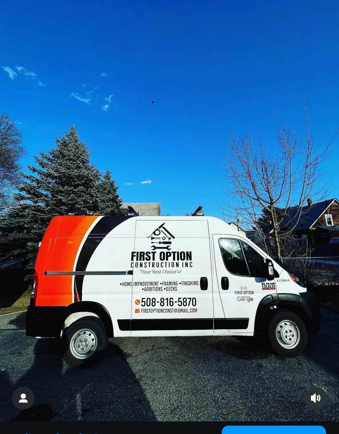 work photo from Google listing