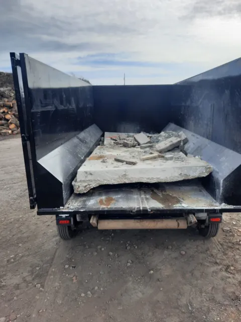 Plymouth Dumpster Rental NBD by Precision Disposal work photo