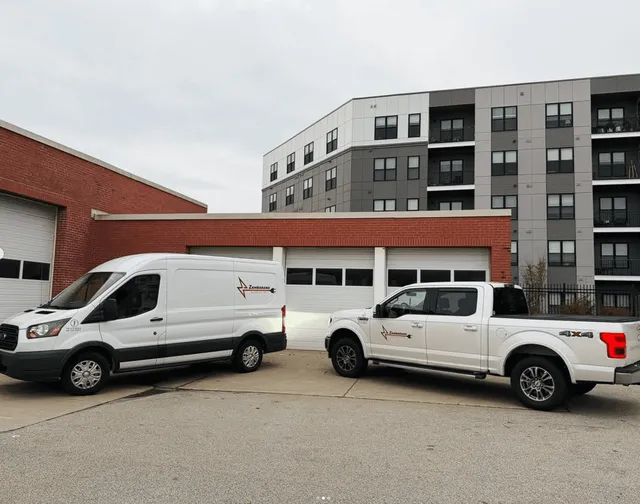Zambarano Electric service fleet today in Worcester County, MA